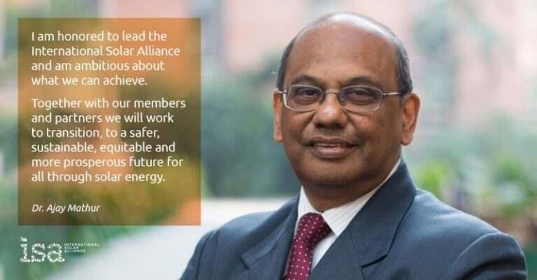 international-solar-alliance-president-Ajay-Mathur